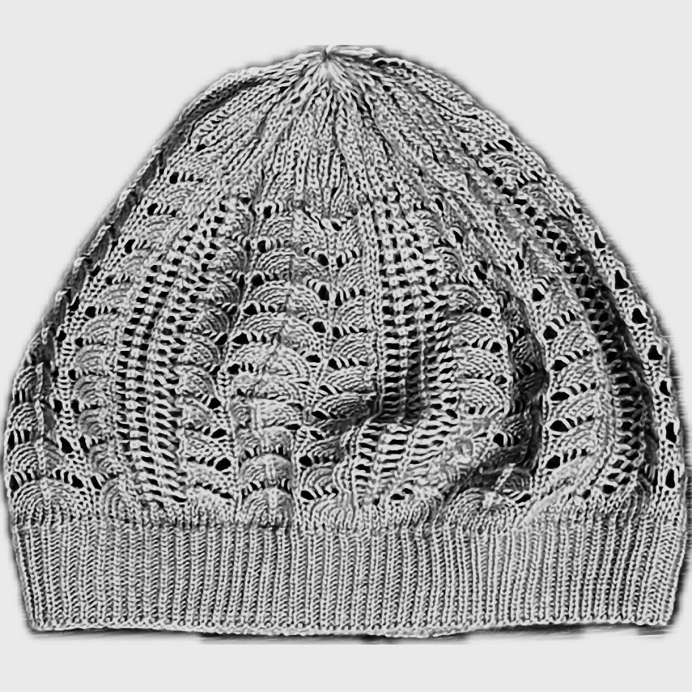 LJL GREY NICELY KNITTED CAP